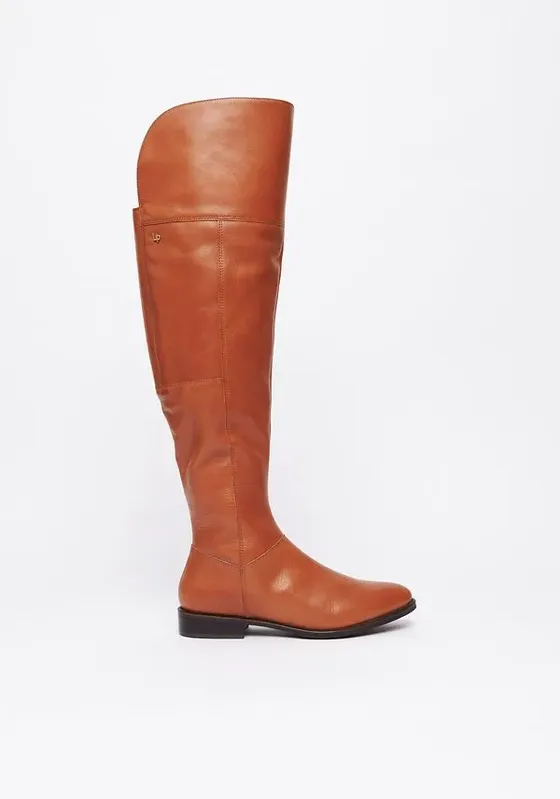 Bota Montaria Couro Rebite LP Marrom 35