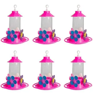 Bebedouro Beija-flor Bandeja C/ Poleiro 250ml Kit 6