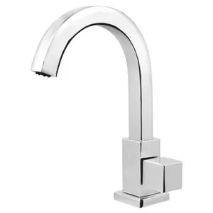 Torneira para Lavatório 4500 C-65 Talence com Bica Alta Móvel Acabamento Cromado Prata Imperatriz Metais Torneira para Lavatório 4500 C-65 Talence Bica Alta Cromada Prata Imperatriz Metais