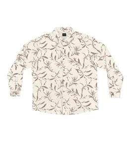 Camisa Polo Manga Longa Plus Size Diametro Bege Plus G2