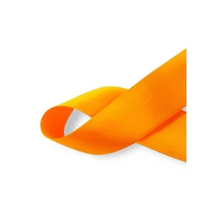 Fita De Cetim Tecida -10 Metros/22 Mm/laranja Nº 37