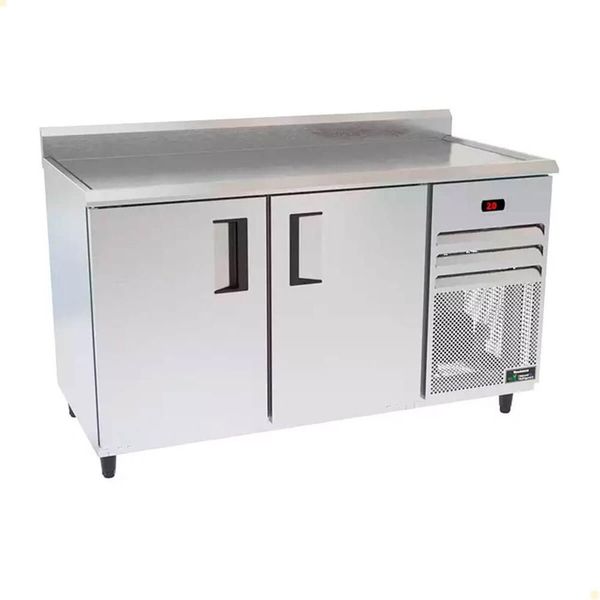 Balcão De Refrigeração Venâncio 2 Portas Inox 430 220 V Vbsr15 22258