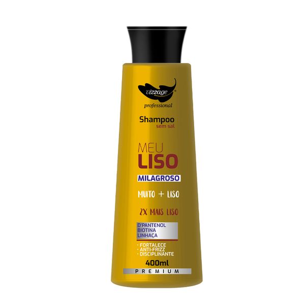Shampoo Vizzage Meu Liso 400ml