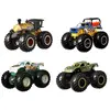 Conjunto de 4 Caminhões Hot Wheels Monster Trucks Escala 1:64 com Rodas Gigantes, Modelos Variados 110v