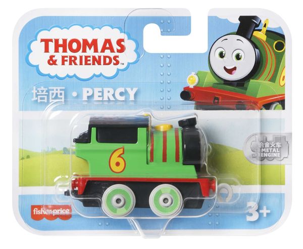 Percy - HBY22 - Trem em Miniatura - Thomas e Seus Amigos Track Master - Metal - Fisher Price - Mattel