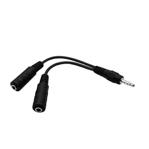Adaptador P2-P3 Com Acabamento Em Nylon, Preto Multi - WI409 WI409