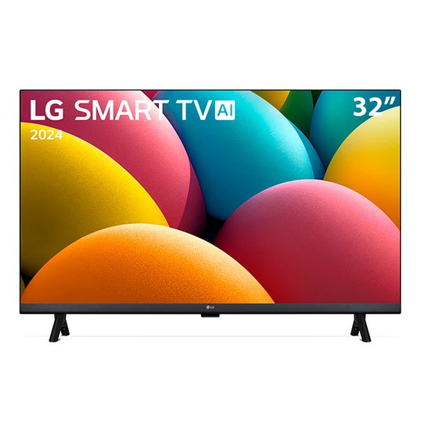 Smart TV 32" LG HD 32LR600B 2024, Alexa, Wi-Fi, Bluetooth