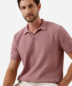polo masculina com algodão manga curta rosa G