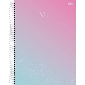 CADERNO 10X1 CAPA DURA CLEAN 160F