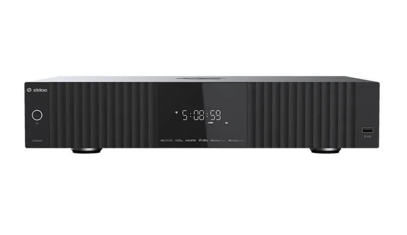 Zidoo UHD8000 - Reprodutor de Mídia 4K Ultra HD com Áudio Dolby Atmos e Armazenamento Expansível