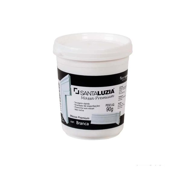 Massa Corrida Flex Para Acabamento Premium Branca 90g Santa Luzia