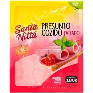 Presunto Santa Nitta Cozido Fatiado 180g