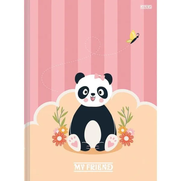 CADERNO BROCHURAO SEM PAUTA MY FRIEND 80F
