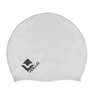 Touca de Natação Hidroginástica em Silicone Adulto Tamanho Único Prata Vollo Sports Touca de Natação Hidroginástica Silicone Adulto Prata Vollo Sports