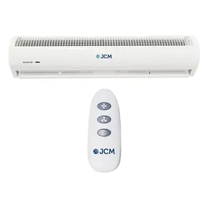 Cortina de Ar JCM 150cm Branco com Controle Remoto Modelo FM-1215Z-Y 220V Cortina De Ar Jcm 150Cm Monofásico Com Controle Remoto 220V
