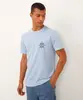 camiseta de algodão manga curta newport azul G
