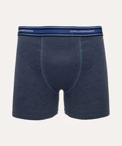 cueca de algodão boxer lupo azul jeans P