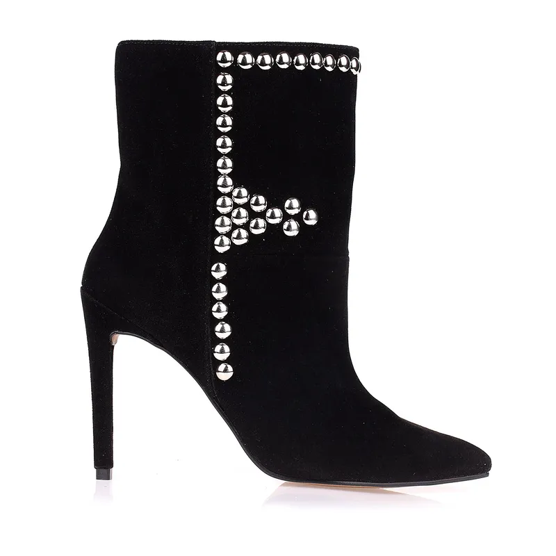 Bota Salto Alto Shammy Preta