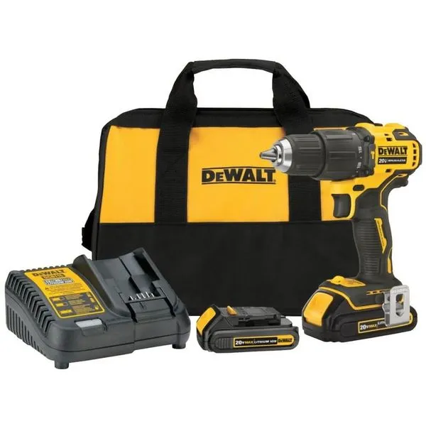 Parafusadeira Furadeira de Impacto 1/2"" 20 Volts Max XR + Bolsa - DCD709D2 - DEWALT