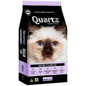Ração Quartz Gato Filhote Frango E Leite 15kg (MP)
