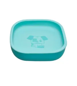 Prato de Silicone com Ventosa 410ml Cachorro Theo - Kouii Cachorro Theo