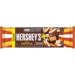 Wafer Hershey's Mais Sabor Pipoca Com Cobertura de Chocolate 102g
