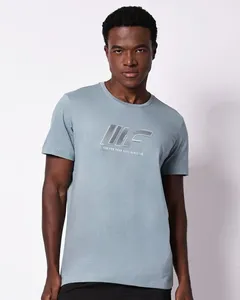 Camiseta Esportiva Masculina Algodão com Estampa Verde GG