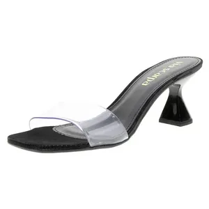Tamanco Feminino Salto Médio Via Scarpa - 144414780 PRETO 38