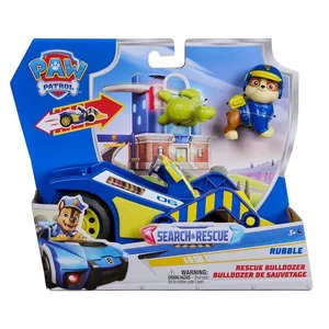 Trator de Resgate do Rubble Com Boneco e Amigo - Patrulha Canina Sunny