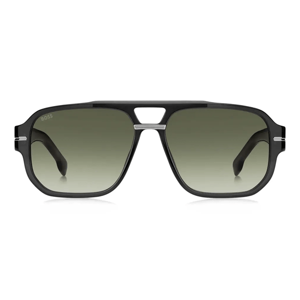 Óculos de Sol Hugo Boss 1718/S Masculino Retangular Acetato Cinza