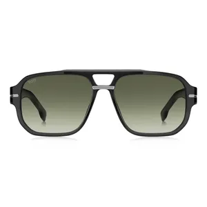 Óculos de Sol Hugo Boss 1718/S Masculino Retangular Acetato Cinza