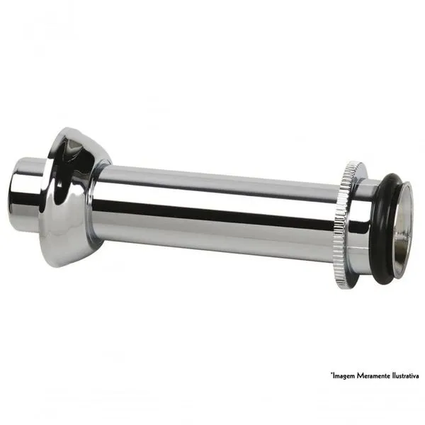 Tubo de Ligação Ajustável CR 1305 para Sistemas de Água, Esgoto, Ar Condicionado e Aquecimento em ABS Resistente Tubo de Ligação Ajustável CR 1305 em ABS Resistente à Corrosão e Intempéries Prata Luconi