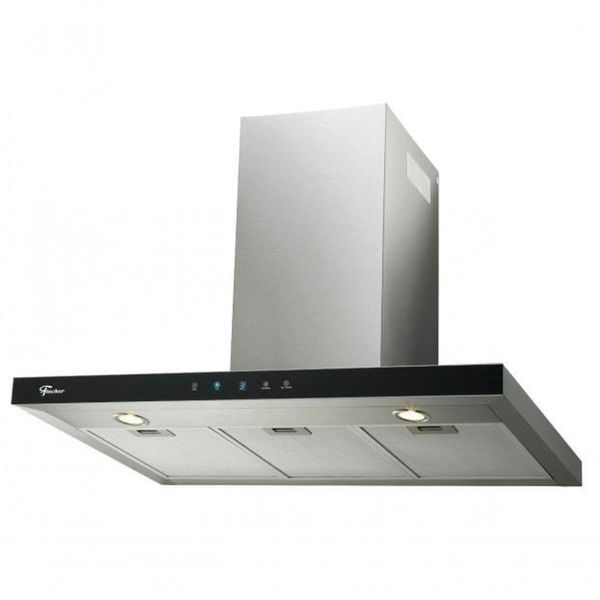 Coifa De Parede Fischer Infinity 90cm Vidro Preto 19902 Bivolt