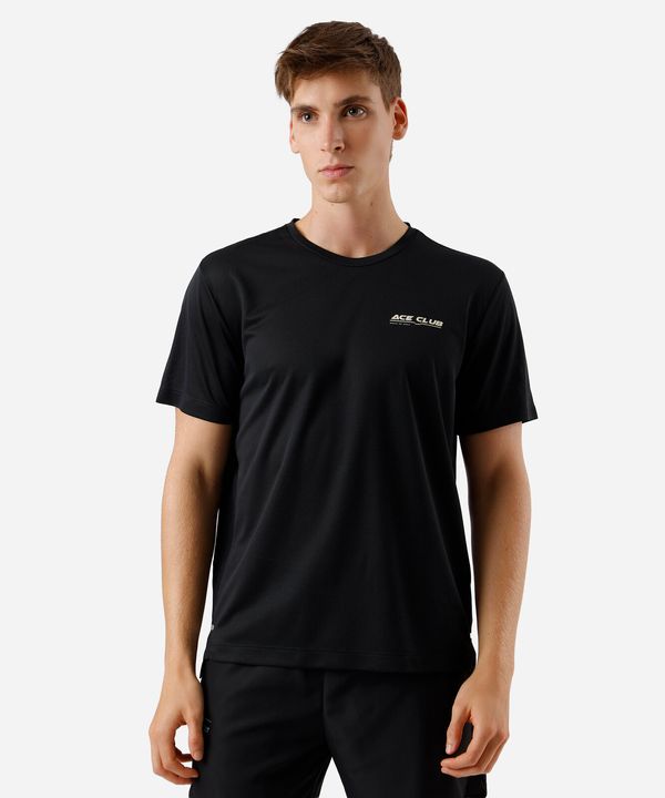 camiseta esportiva masculina estampa refletiva preta M