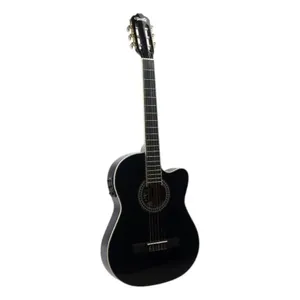 Violão Lorenzzo Clássico Eletroacústico Preto (MP)
