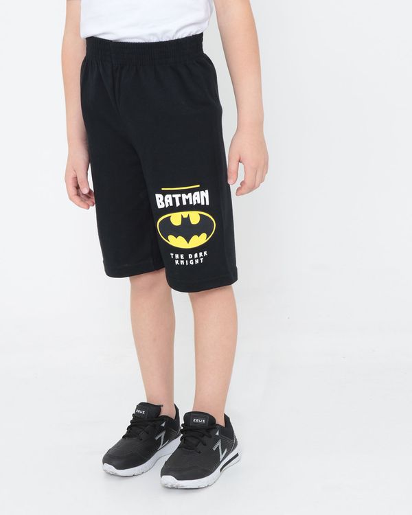 Bermuda Infantil Moletinho DC Comics Batman Preta 10