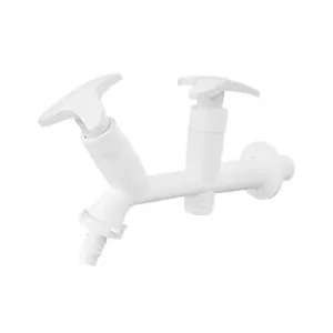 Torneira para Tanque e Máquina Dalia com Acionamento 1-4 de Volta em Plástico Abs Branco Socel Torneira para Tanque e Máquina Dalia em Plástico Abs Branco Socel