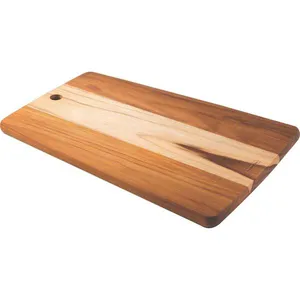 Fsc Tábua Retangular Tramontina Kitchen Em Madeira Teca 40x27 Cm Tramontina