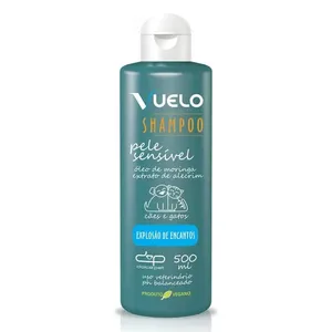 Shampoo Pele Sensível Para Cães E Gatos Vuelo Explosão De Encantos 500ml (MP)