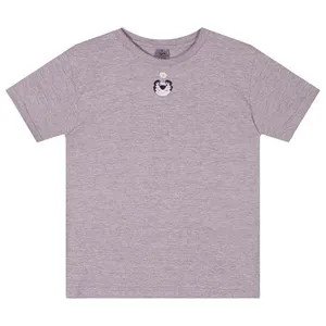 Camiseta Manga Curta Tigor T Tigre Logo Basic Cinza 2