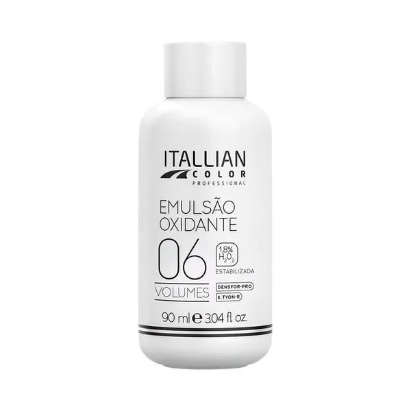 Emulsão Oxidante Itallian Color 06 Volumes 90ml Emulsao Itallian 90ml Ox Volume 06