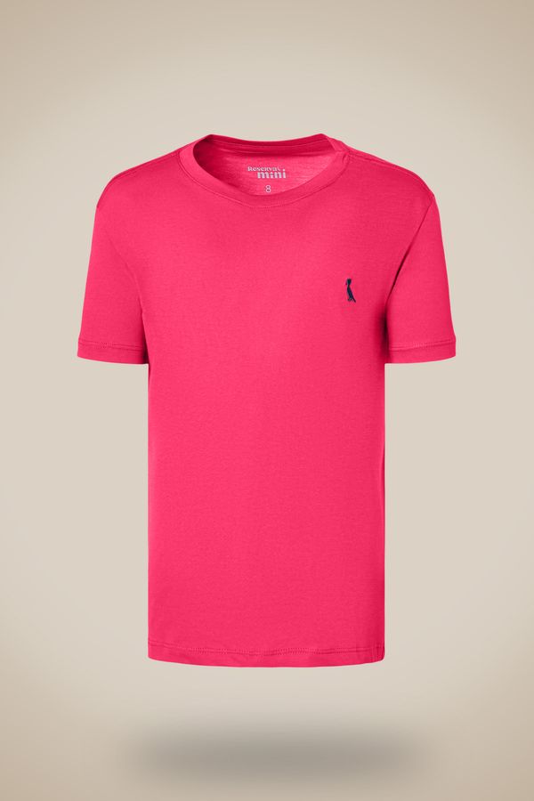 Camiseta Mini Pima Jobim Rosa Escuro - 10
