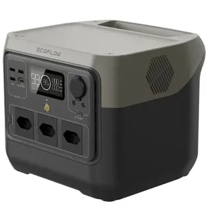 Gerador de Energia Portátil River 2 Pro GR11BR1010 768Wh 800W Recarga Rápida 110V Eccofer Gerador de Energia Portátil River 2 Pro GR11BR1010 768Wh 800W 110V Eccofer