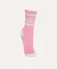 meia cano longo infantil barbie rosa 30-33