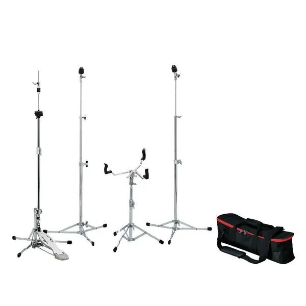 Kit de Ferragens para Bateria Tama The Classic HC4FB com 2 Estantes HC52F Máquina de Chimbal e Bag Tama Drums Kit de Ferragens para Bateria Tama The Classic HC4FB com Bag Tama Drums