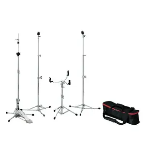 Kit de Ferragens para Bateria Tama The Classic HC4FB com 2 Estantes HC52F Máquina de Chimbal e Bag Tama Drums Kit de Ferragens para Bateria Tama The Classic HC4FB com Bag Tama Drums