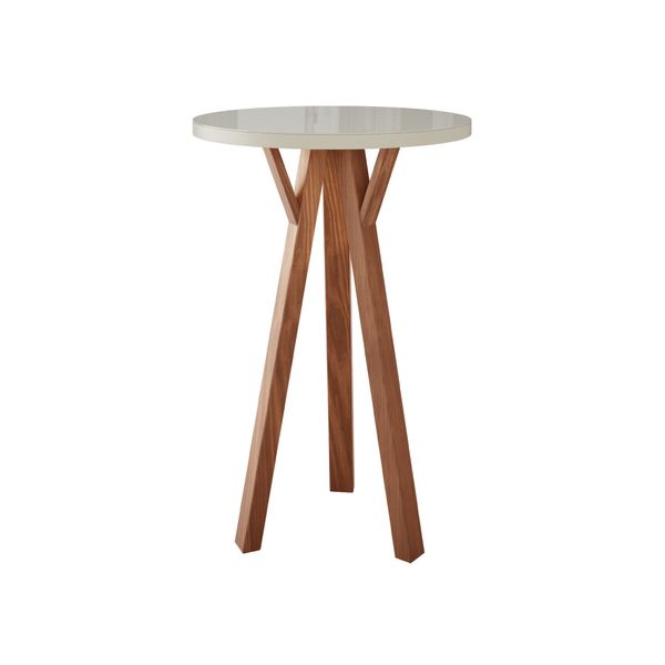 Mesa Bistrô Alta Lucca - Imbuia/Off White