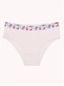 Calcinha Infantil Para Menina - ROSA CLARO M