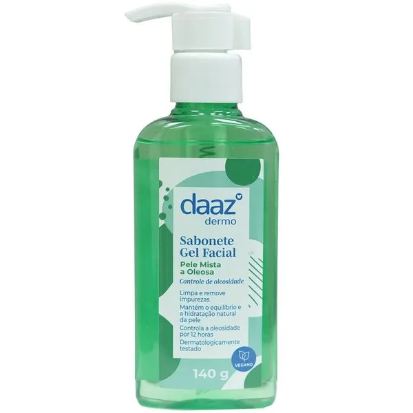 Sabonete Gel Facial Daaz Controle De Oleosidade 140g