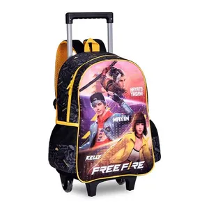 Mochila de Rodinha Infantil Free Fire FR24092K - Up